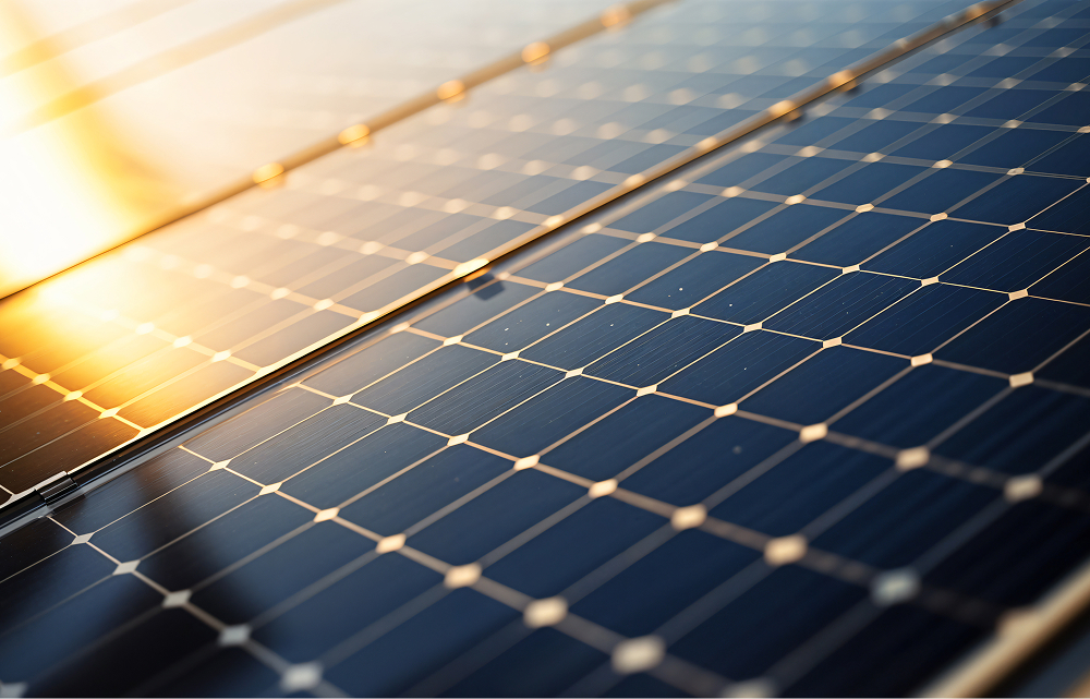 太陽光パネルの写真